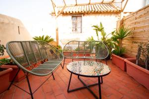 Balkón nebo terasa v ubytování Alameda Hostal Boutique