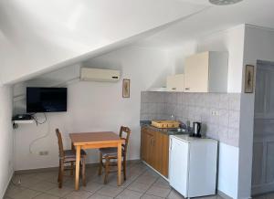 Kuchyň nebo kuchyňský kout v ubytování Apartment Anic