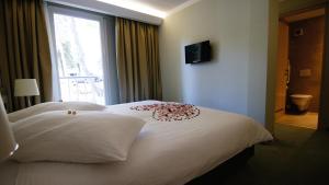 Кровать или кровати в номере Hotel Kimen - Annex