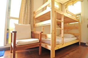 Postel nebo postele na pokoji v ubytování 澎湖民宿 7 Hostel