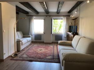 Posezení v ubytování Quai des Pêcheurs - Vue Cathedrale