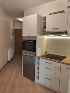 Kuchyň nebo kuchyňský kout v ubytování Apartament Nadmorski