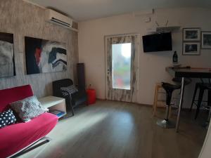 Atpūtas zona naktsmītnē Apartment Tina Istra