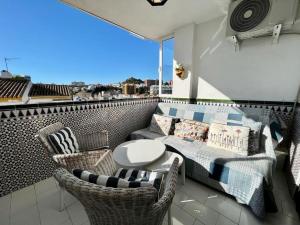 A seating area at Casa Carlos