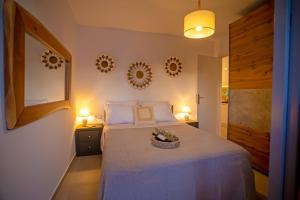 Postel nebo postele na pokoji v ubytování Colors of Mykonos, Ano Mera Apartment