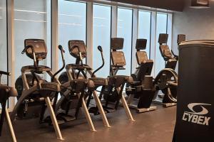 Fitness centrum a/nebo fitness zařízení v ubytování Luxury apartment in Yas Island