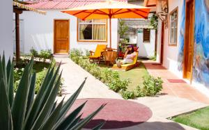 Zahrada ubytování Hotel Coral Blanco with high speed internet Starlink and Galapagos Tour Operator