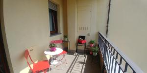 Balkón nebo terasa v ubytování La Fenice
