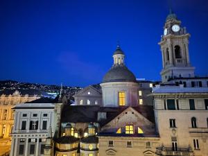 A general view of Genova or a view of the city taken from Az apartmant