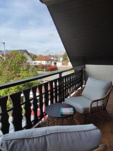 Μπαλκόνι ή βεράντα στο Ferienwohnung Unter dem Sonnberg +9 φωτογραφίες