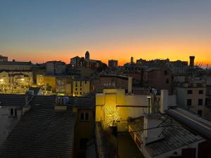 A general view of Genova or a view of the city taken from Az apartmant
