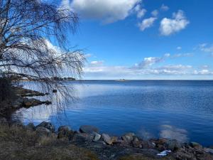 a view of a large body of water at Mast Hav B&B in Bergkvara