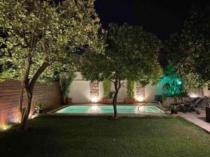 Zahrada ubytování Apartamento Bizcocheros con piscina y jardín privado