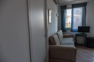 Uma área de estar em Hotel Villino Gallodoro
