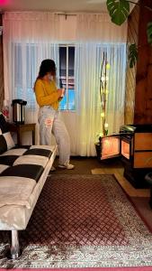 Postel nebo postele na pokoji v ubytování Hotel Küyen-Ko Pucón