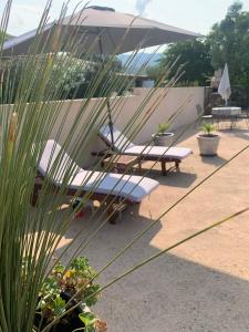 Zahrada ubytování Villa tout confort avec piscine privée