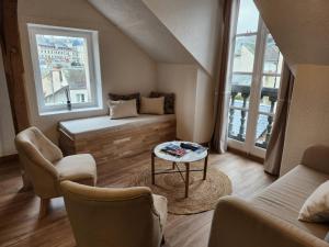 Posedenie v ubytovaní Appart'Hôtel Blois vue Château