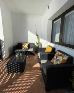 Część wypoczynkowa w obiekcie Moderno apartamento frente al mar