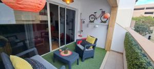 Et opholdsområde på City Life Arrecife Apartment