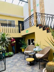 Balkón nebo terasa v ubytování Hotel Boutique Rosa de Lima