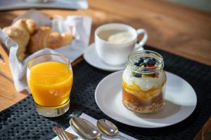 Možnosti snídaně pro hosty v ubytování Alpine Rock B&B