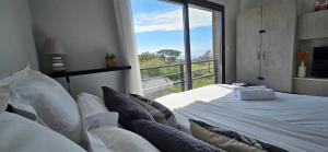 Postel nebo postele na pokoji v ubytování Grand & beau studio climatisé vue sur mer