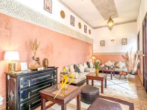 Posezení v ubytování Riad des Lys