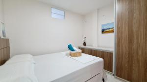 Postel nebo postele na pokoji v ubytování Paraíso das Dunas - Apartamento à beira mar com jacuzzi - Próximo ao Beach Park + 76 fotografií