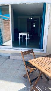 Balcon ou terrasse dans l'établissement Marin’Appart * vue sur mer*