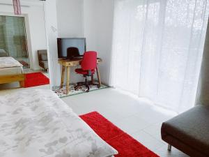 TV a/nebo společenská místnost v ubytování N1 Standalone House Baden