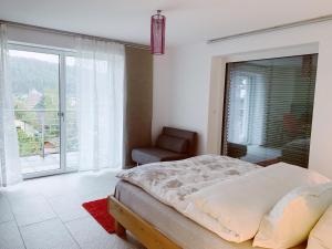 Postel nebo postele na pokoji v ubytování N1 Standalone House Baden