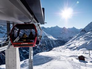 Üldine mäevaade või majutusasutusest Hôtel Le Besso - Swiss Romantic Lodge Zinal pildistatud vaade