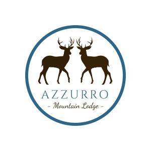 two deers standing in a circle logo at Azzurro Mountain Lodge in Villa Banale