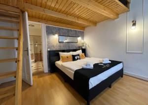 Postel nebo postele na pokoji v ubytování Smart Hotel Budapest