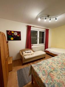 Postel nebo postele na pokoji v ubytování Einhornhaus