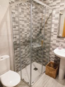 Ein Badezimmer in der Unterkunft La Casa del Hilario