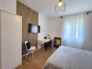 TV a/nebo společenská místnost v ubytování Central rooms