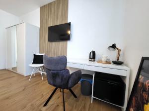 TV a/nebo společenská místnost v ubytování Central rooms