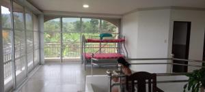 Balkón nebo terasa v ubytování Soul Travellers Dagatan Guesthouse