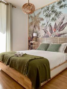 Cama ou camas em um quarto em SabiaNatura - boutiqueMadrid
