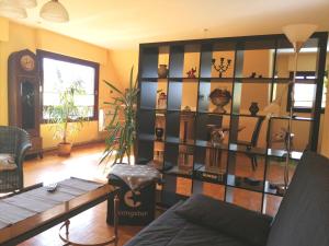 Χώρος καθιστικού στο Ferienwohnung Varmissen nah bei Göttingen