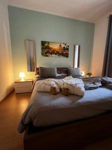 Łóżko lub łóżka w pokoju w obiekcie Roma Vatican's Room