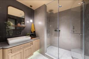 A bathroom at Dash Living on Prat
