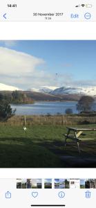 a screenshot of a picture of a view of a lake at Brackenbrae Holiday Cottage in Acharacle