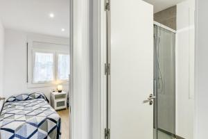 Posteľ alebo postele v izbe v ubytovaní Apt Pedrera 2 dormitorios