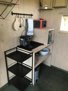 Nhà bếp/bếp nhỏ tại ranč JEZINKA, ubytování na posedu