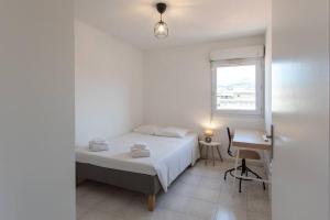 Posteľ alebo postele v izbe v ubytovaní L41 Suite Paladium 8pax 4rooms balcony WIFI AC