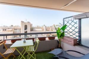 Balkón alebo terasa v ubytovaní L41 Suite Paladium 8pax 4rooms balcony WIFI AC