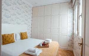 Łóżko lub łóżka w pokoju w obiekcie My City Home - Amplio apartamento en Salamanca