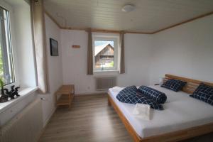 Katil atau katil-katil dalam bilik di Ferienwohnung Inrefrid